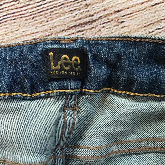 Women’s Lee Modern Series Straight Leg Jeans-sz 12 - Picture 4 of 10